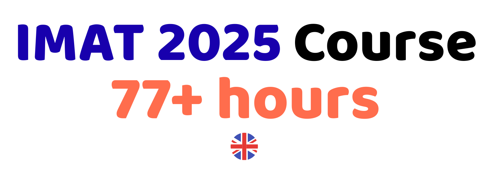 IMAT 2025 Course – 77+ hours of lectures covering the entire syllabus.